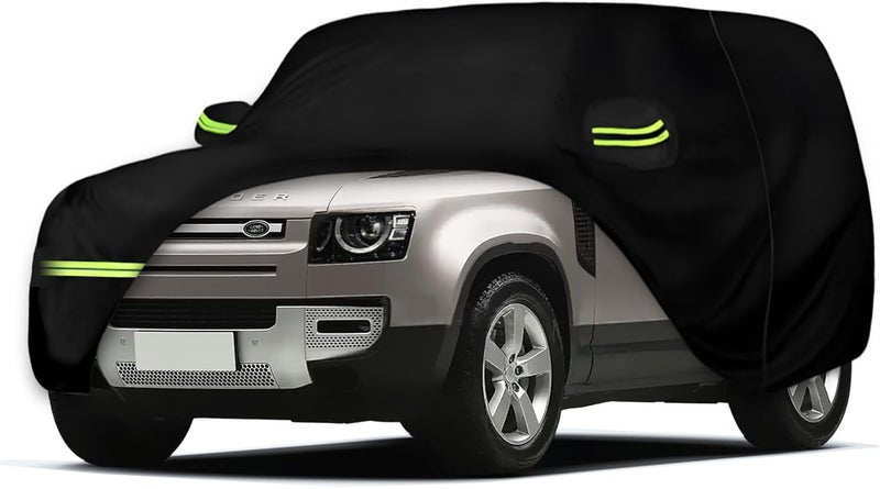 ATBKJ Waterproof Car Covers Fit for 2020-2024 Land Rover Defender 90 2-Door (Black) Custom Heavy Duty Waterproof All Weather Protection Outdoor - Image 1